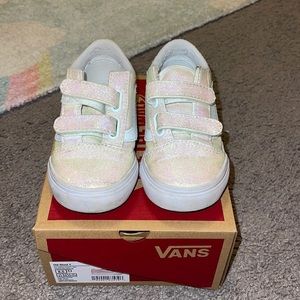 Toddler Girl Glitter Vans